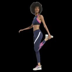 Hot Reebok WOR Logo Tight Blue Svart