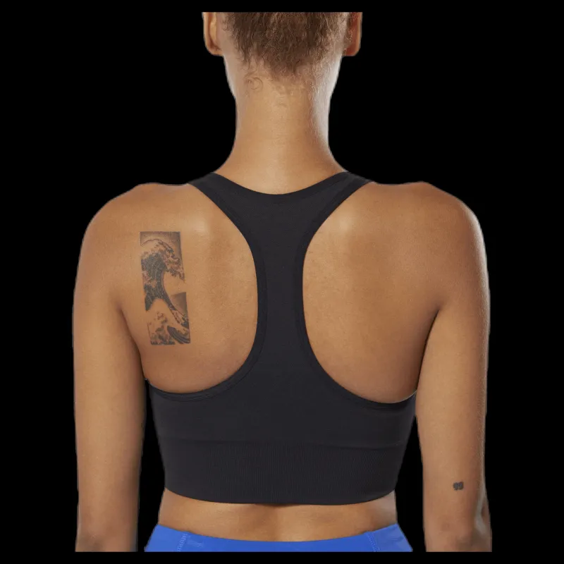 Best Reebok WOR Meet You There Seamless Padded Bra Black Svart
