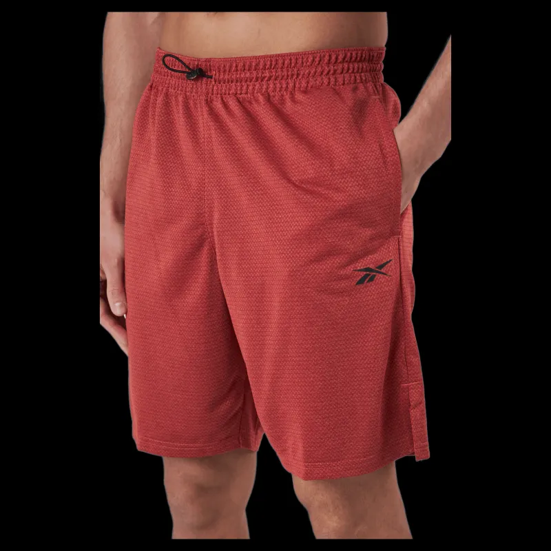 Reebok Wor Melange Short Rhodon Röd