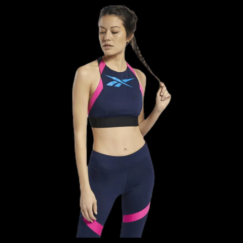 Reebok Wor Mesh Bralette Blue Blå Sale