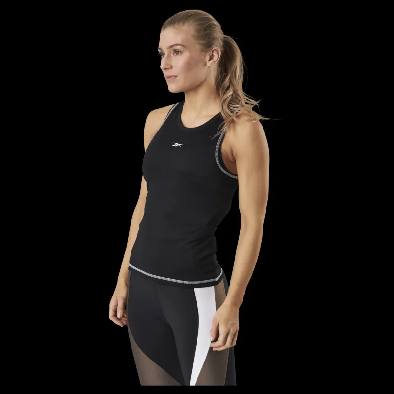 Reebok Wor Mesh Tank Black Svart Hot
