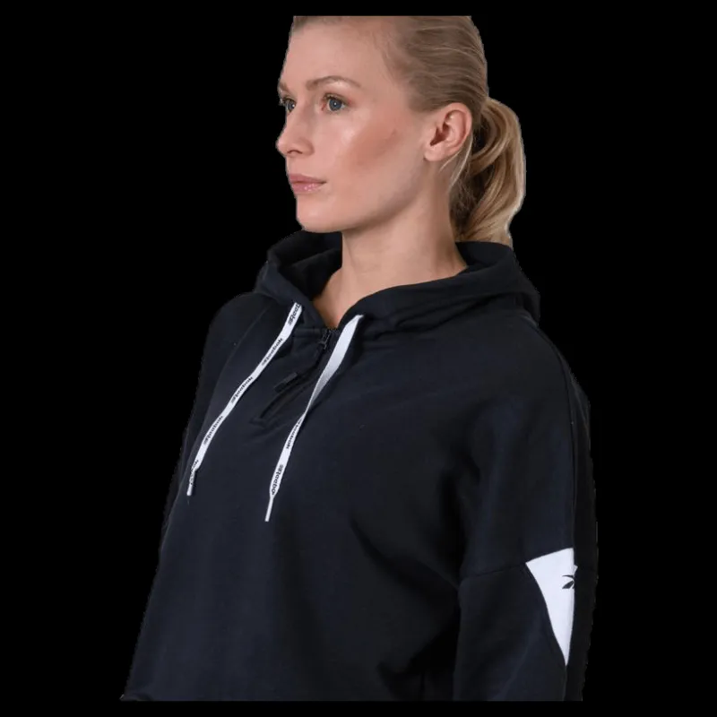 Reebok Wor Myt 1/4 Zip Hoodie Black Svart Online
