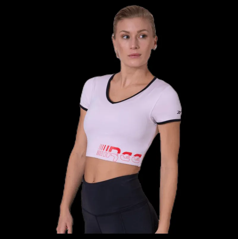 Reebok Wor Myt Bralette Tee White Lila