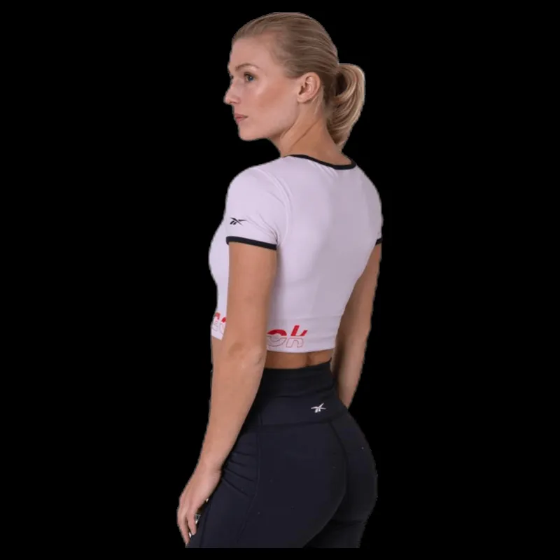 Reebok Wor Myt Bralette Tee White Lila
