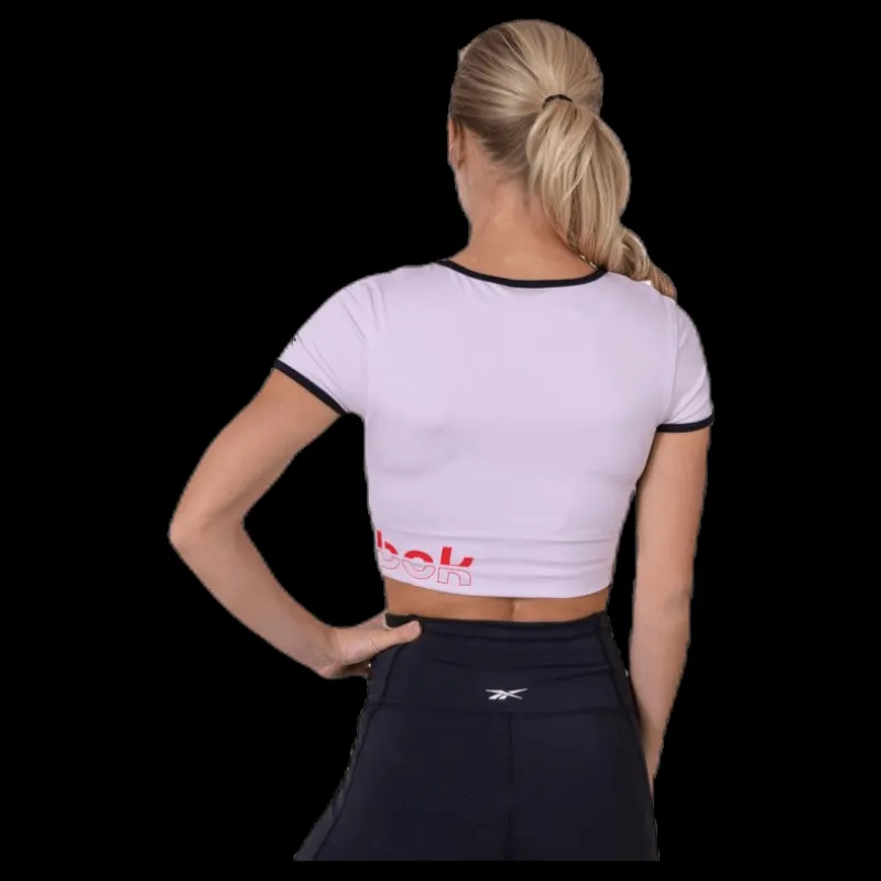 Reebok Wor Myt Bralette Tee White Lila