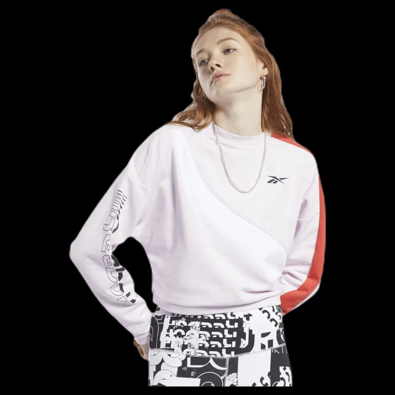Reebok Wor Myt Colorblocked Crew White Vit
