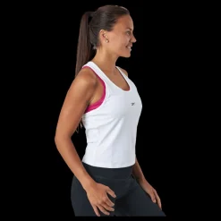 Reebok Wor Poly Tank White Vit Online