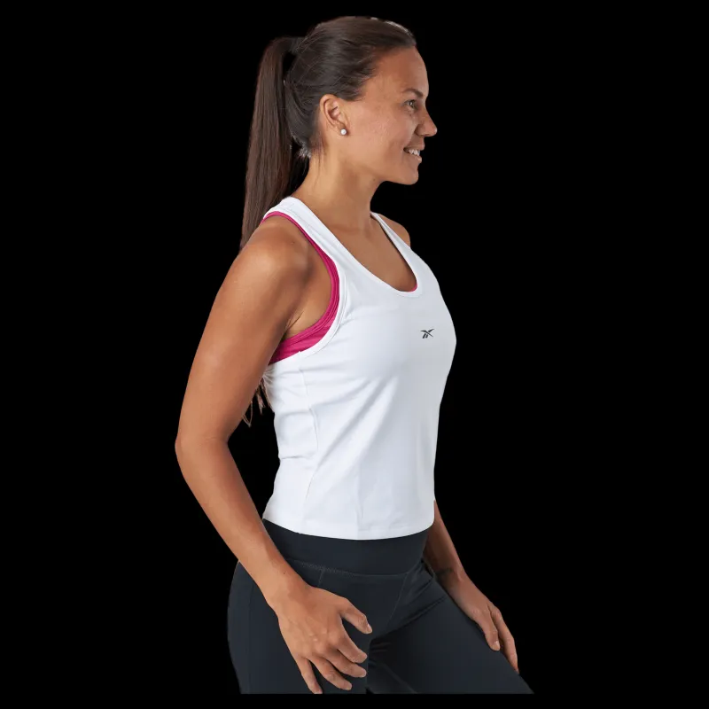 Reebok Wor Poly Tank White Vit Online