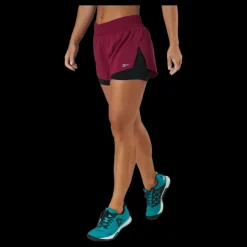 Reebok Wor Run 2 In 1 Short Punber Röd Best