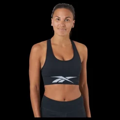 Reebok Wor Seamless Bra Nghblk Svart Outlet