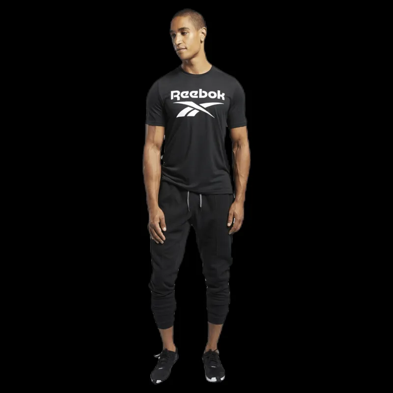 Hot Reebok Wor Sup Graphic SS Tee Black Svart