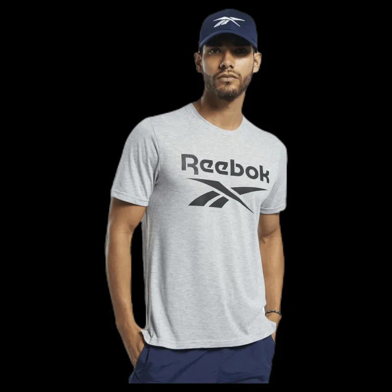 Online Reebok Wor Sup Graphic SS Tee Grey Grå