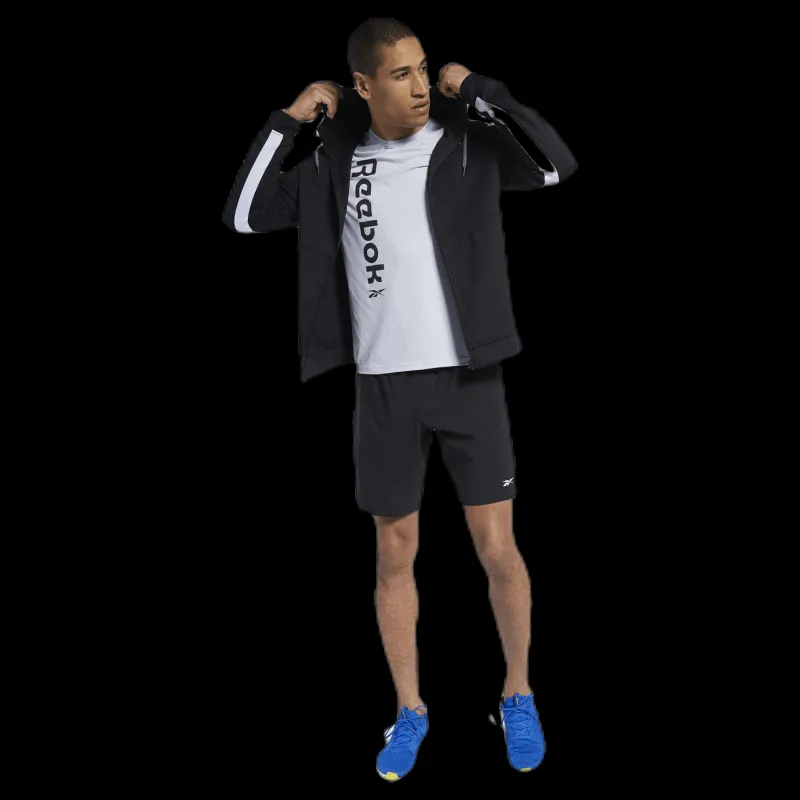Discount Reebok Wor Woven Short Black Svart