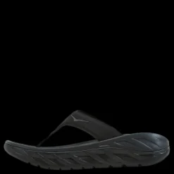 Hoka W ora recovery flip Black / dark gull gray Svart Clearance