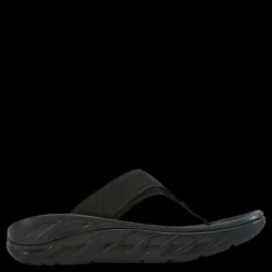 Hoka W ora recovery flip Black / dark gull gray Svart Clearance