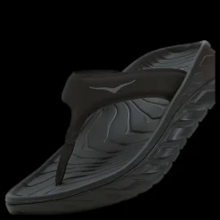 Hoka W ora recovery flip Black / dark gull gray Svart Clearance
