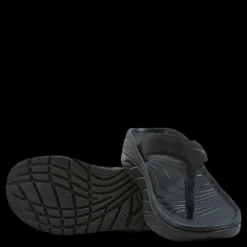 Hoka W ora recovery flip Black / dark gull gray Svart Clearance