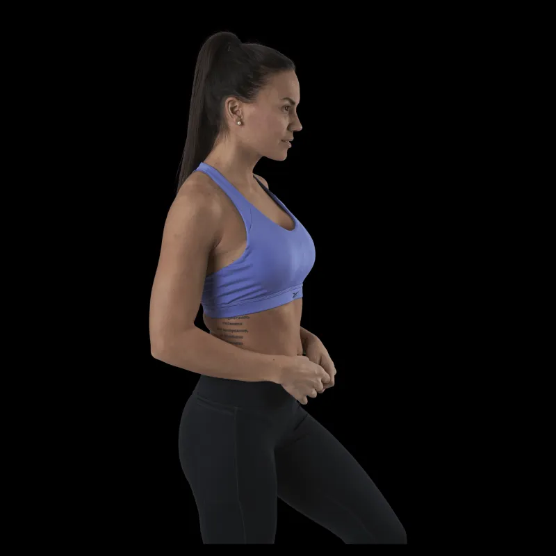 Reebok Workout Ready Medium-Impact Bra Purple Blå Online