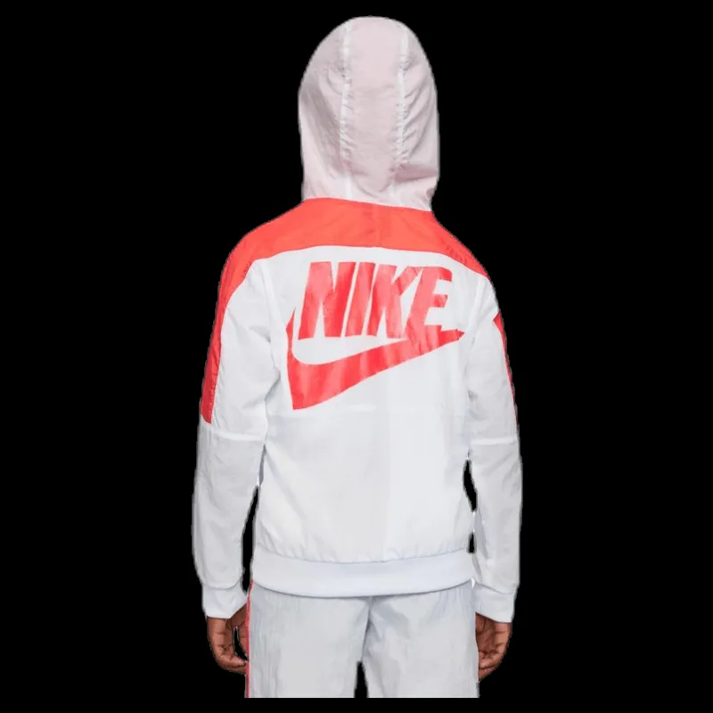 Nike Woven Front Zip Training Junior Grey Vit