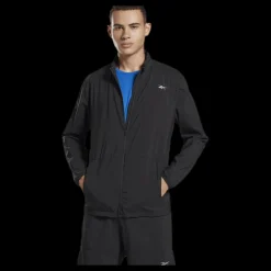 Reebok Woven Wind Jacket Black Svart Outlet