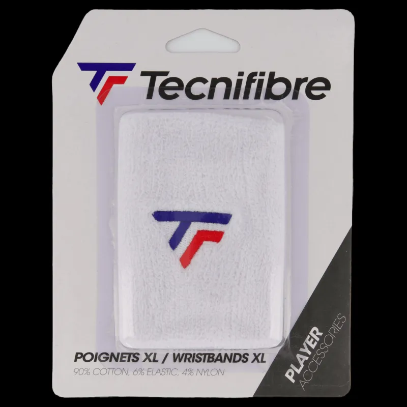 Tecnifibre Wristband Xl White Vit
