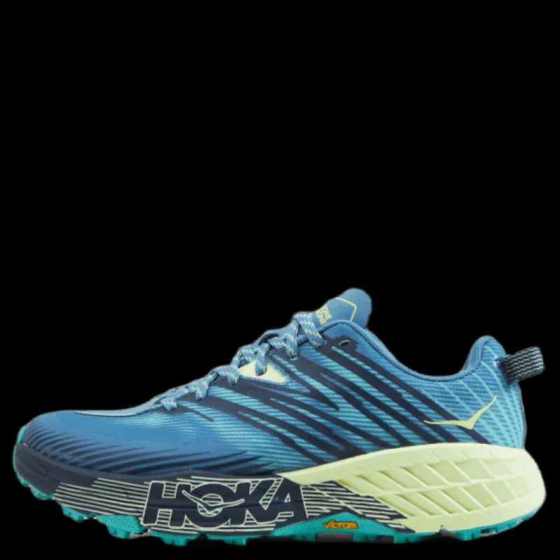 Hot Hoka W speedgoat 4 wide Provincial blue / luminary gre Blå