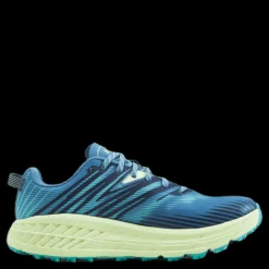 Hot Hoka W speedgoat 4 wide Provincial blue / luminary gre Blå
