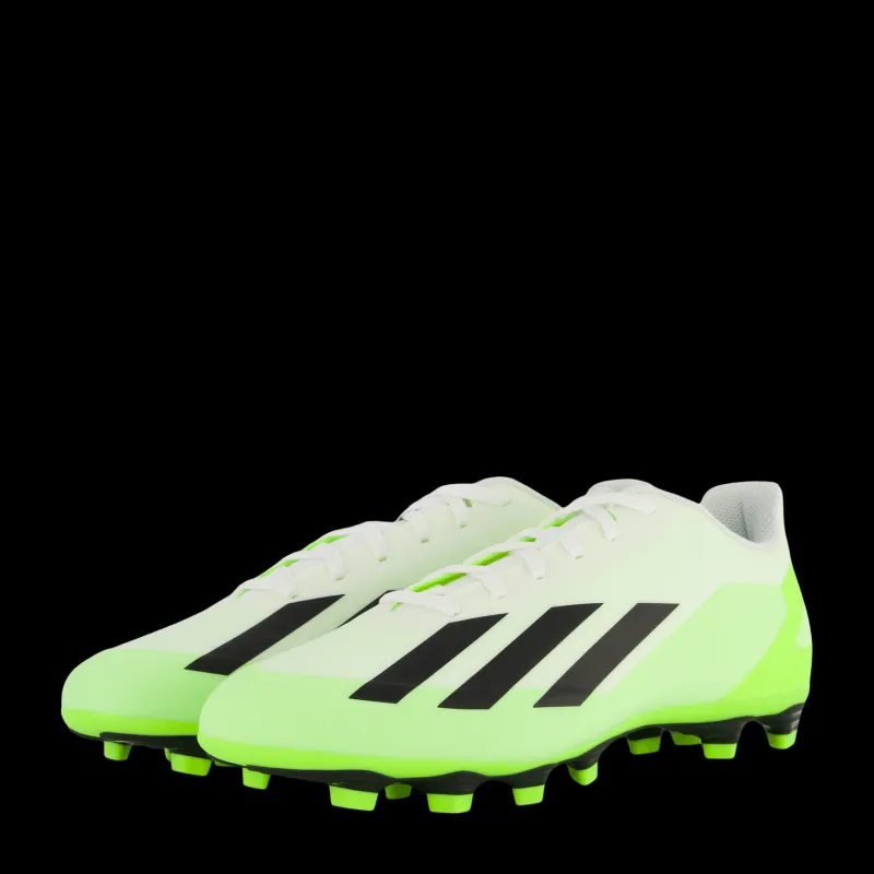 adidas X Crazyfast.4 Flexible Ground Boots Cloud White / Core Black / Lucid Lemon Svart och Vit Outlet