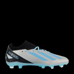 adidas X Crazyfast Messi.3 Firm Ground Boots Silver Metallic / Bliss Blue / Core Black Flerfärgad Online