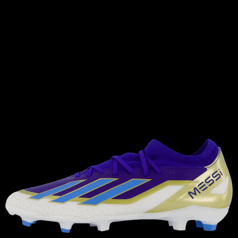 adidas X Crazyfast Messi League Firm Ground Boots Lucid Blue / Blue Burst / Cloud White Blå och Vit