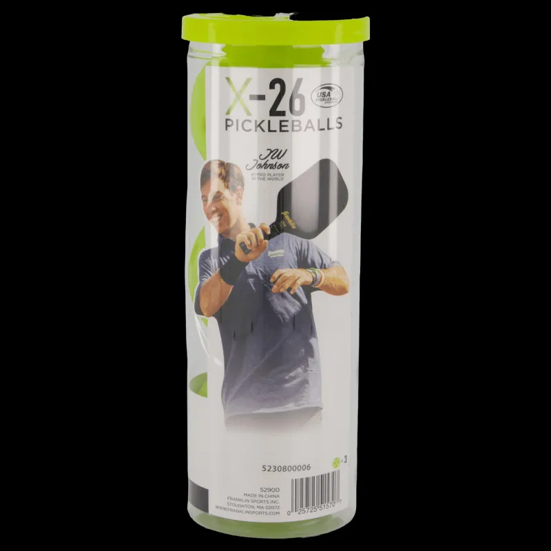 Hot Franklin X-26 Indoor Pickleball 3 Pck. Lime-white Vit