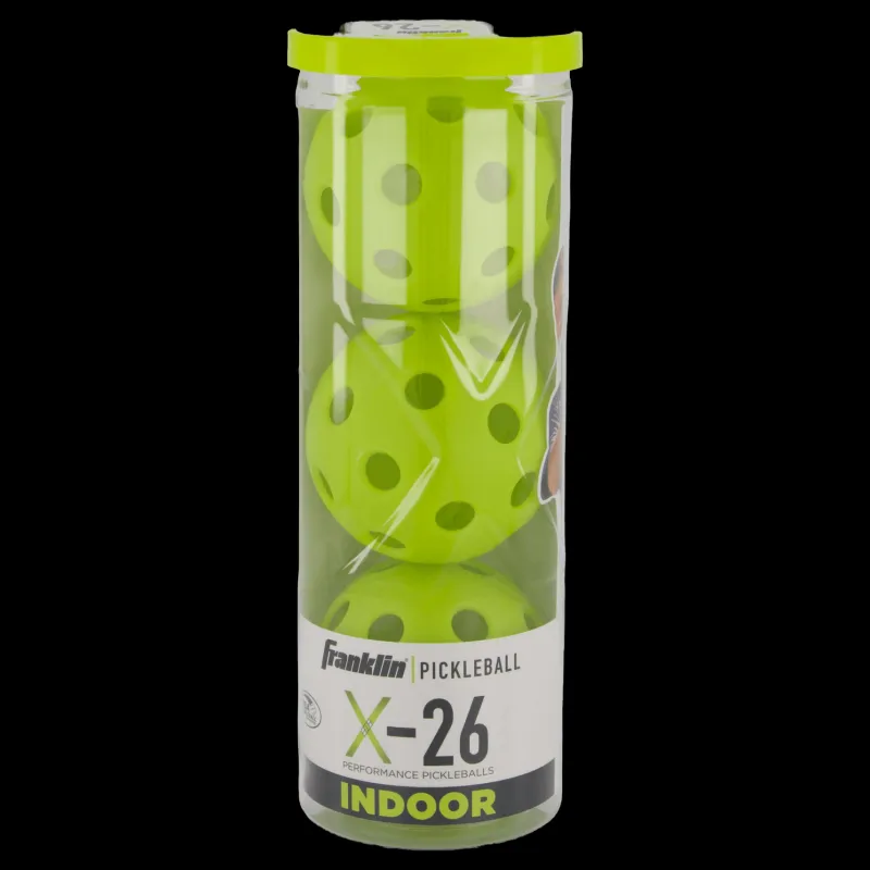 Hot Franklin X-26 Indoor Pickleball 3 Pck. Lime-white Vit