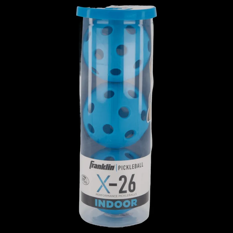 Sale Franklin X-26 Indoor Pickleball 3 Pck. Blue Blå