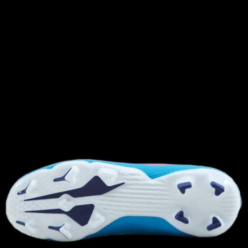 adidas X Speedflow.3 Laceless Firm Ground Boots Sky Rush / Team Shock Pink / Cloud White Vit och Rosa Discount