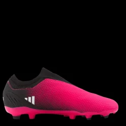Hot adidas X Speedportal.3 Laceless Firm Ground Boots Team Shock Pink 2 / Zero Metalic / Core Black Svart och Rosa