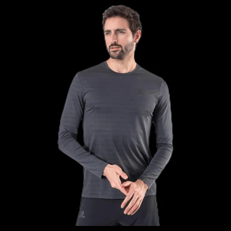 Salomon XA Long Sleeve Tee Black/Grey Svart och Grå