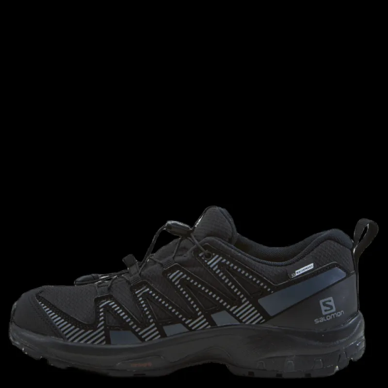 New Salomon Xa Pro V8 Cswp J Black/black/ebony Svart