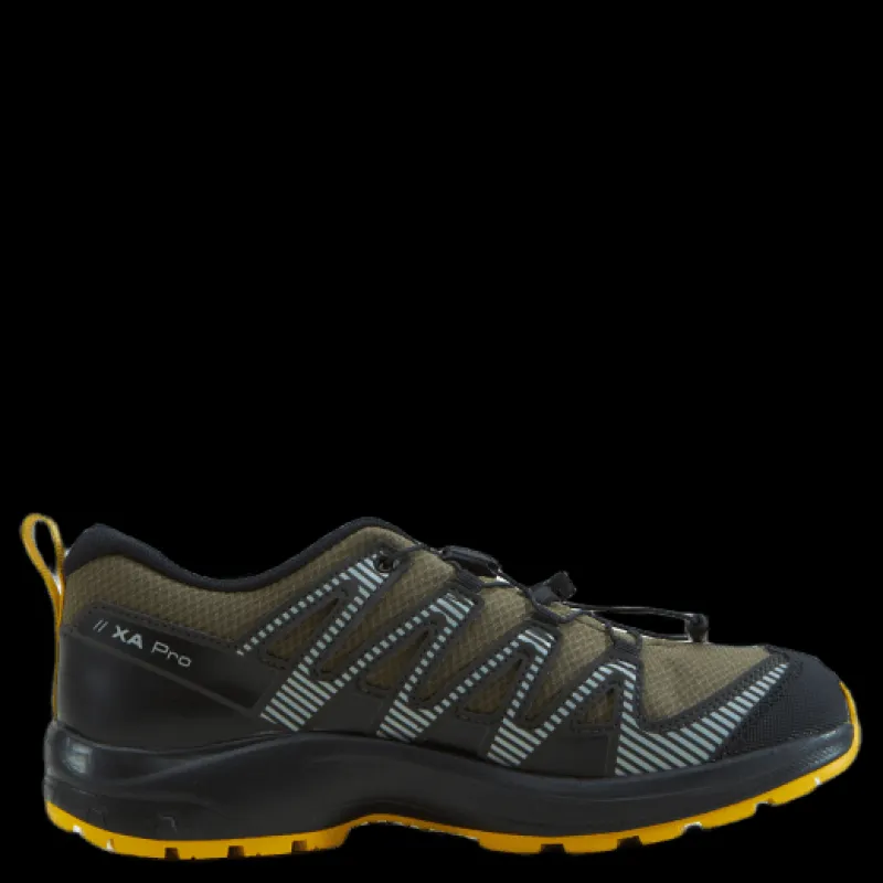 Salomon Xa Pro V8 Cswp J Olive Night/black/sulphur Svart