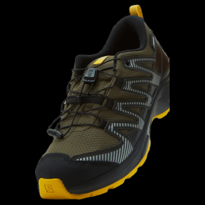 Salomon Xa Pro V8 Cswp J Olive Night/black/sulphur Svart