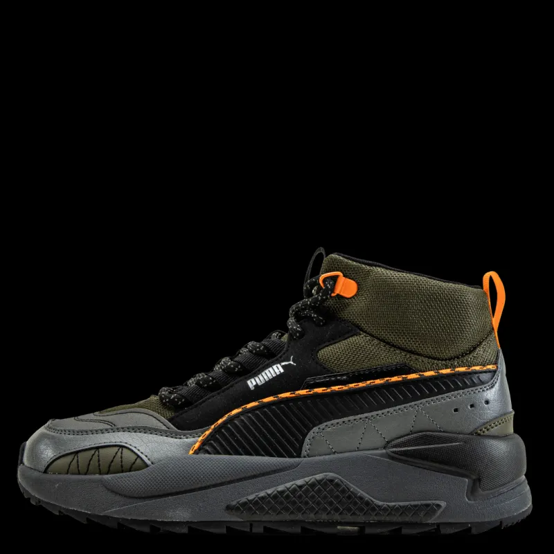 Discount Puma X-Ray 2 Square Mid Wtr Black Svart