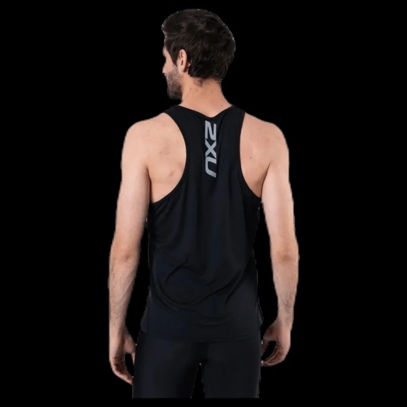 Discount 2XU XVENT G2 Singlet Black/Silver Svart och Silver