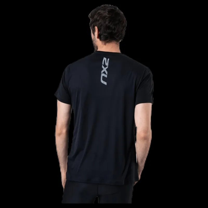 2XU XVENT G2 SS Tee Black/Silver Svart och Silver