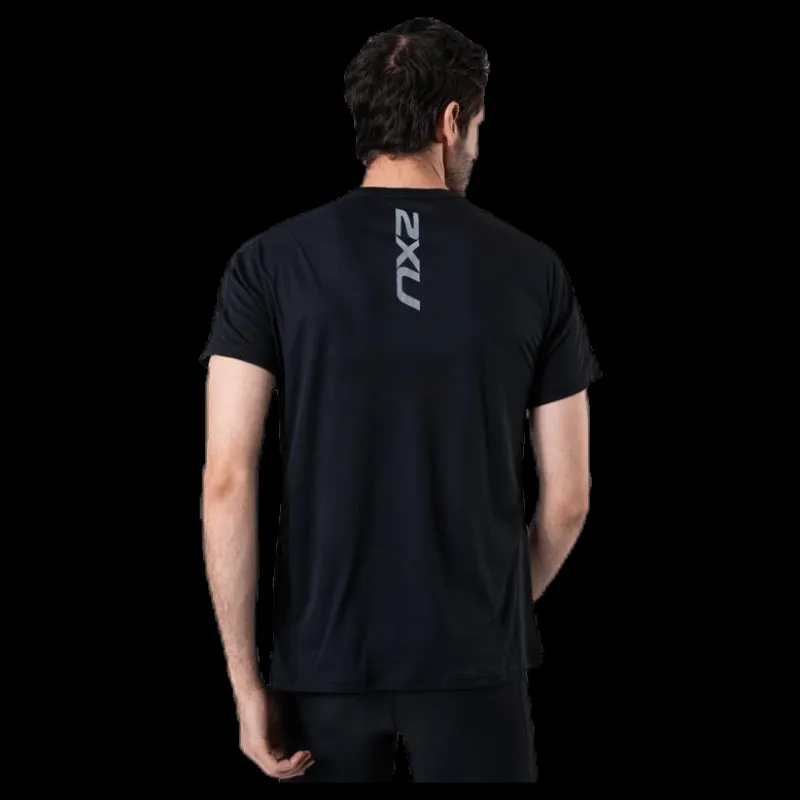 2XU XVENT G2 SS Tee Black/Silver Svart och Silver