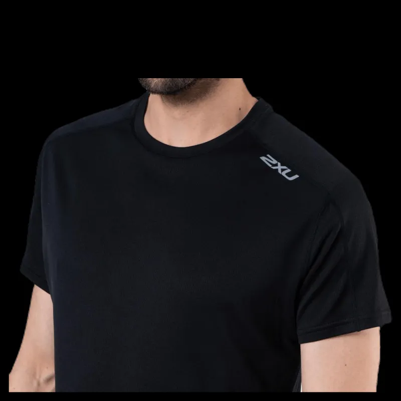 2XU XVENT G2 SS Tee Black/Silver Svart och Silver