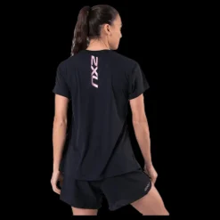 Hot 2XU XVENT G2 SS Tee Patterned/Black Mönstrad och Svart
