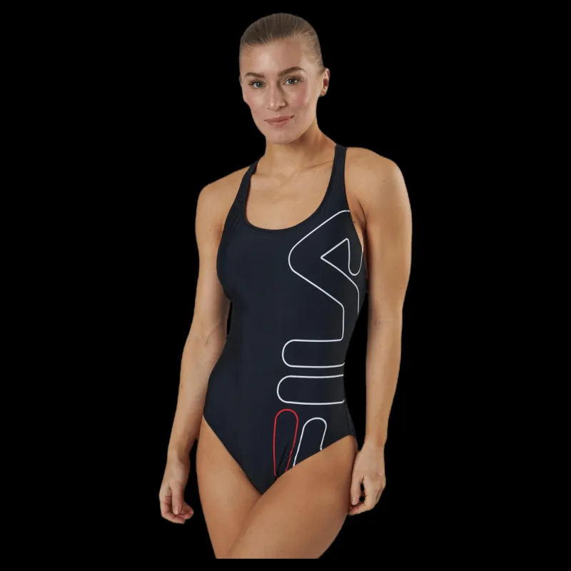 Fila YAISA swim suit Black Svart New