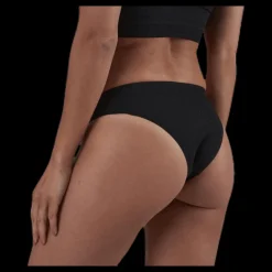 Pieces Ymmi Rib Brief 2-Pack Black Svart Sale