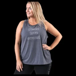 Nike Yoga Collection Tank GRX Plus White/Black Grå Outlet