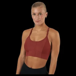 Outlet Nike Yoga Dri-fit Indy Women’s Ligh Redstone/dark Pony Röd
