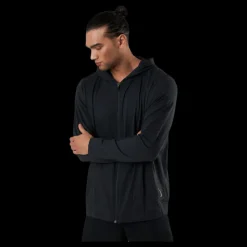 Online Nike Yoga Dri-FIT Men's Full-Zip Jacket OFF NOIR/BLACK/GRAY Svart